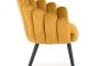 Krzesło King musztardowy velvet (1p=1szt) - 2
