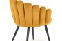 Krzesło King musztardowy velvet (1p=1szt) - 3