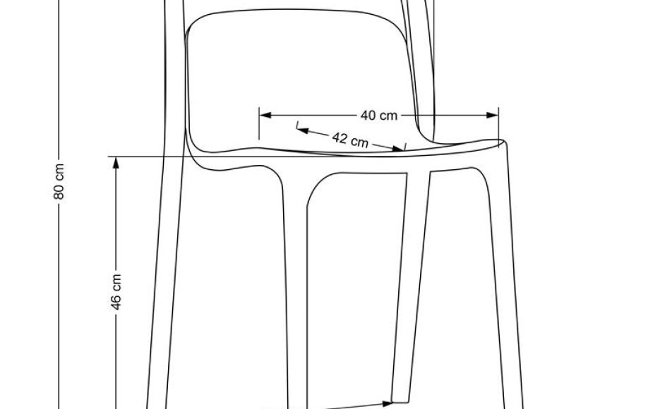 Krzesło SYNTOS miętowy(1p=4szt) - 4