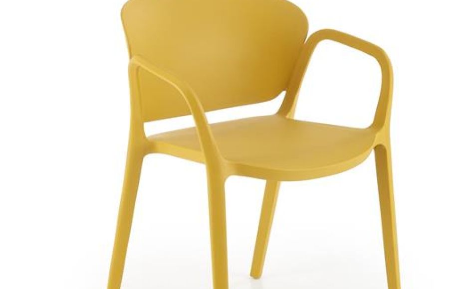 Krzesło SYNTOS musztardowy (1p=4szt) - 11