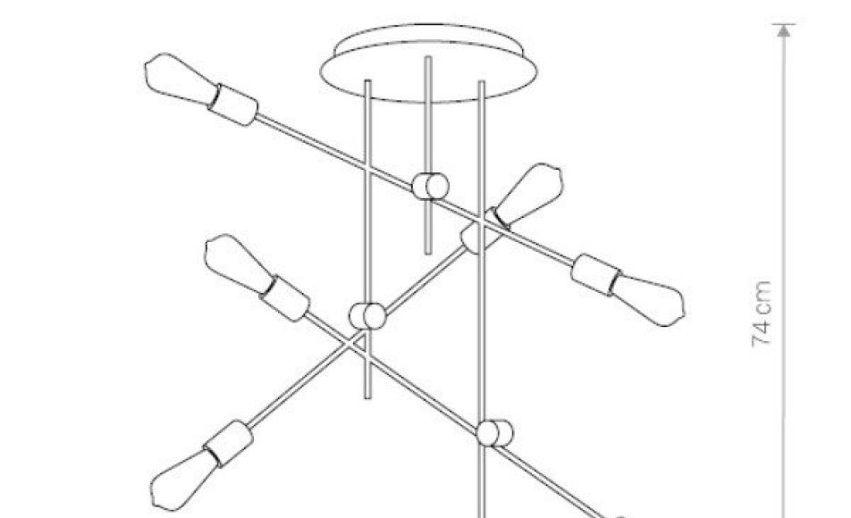 Lampa sufitowa AXIS VI sticks - 3