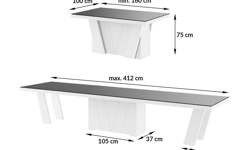 Stół rozkładany GRANDE 160 - 21