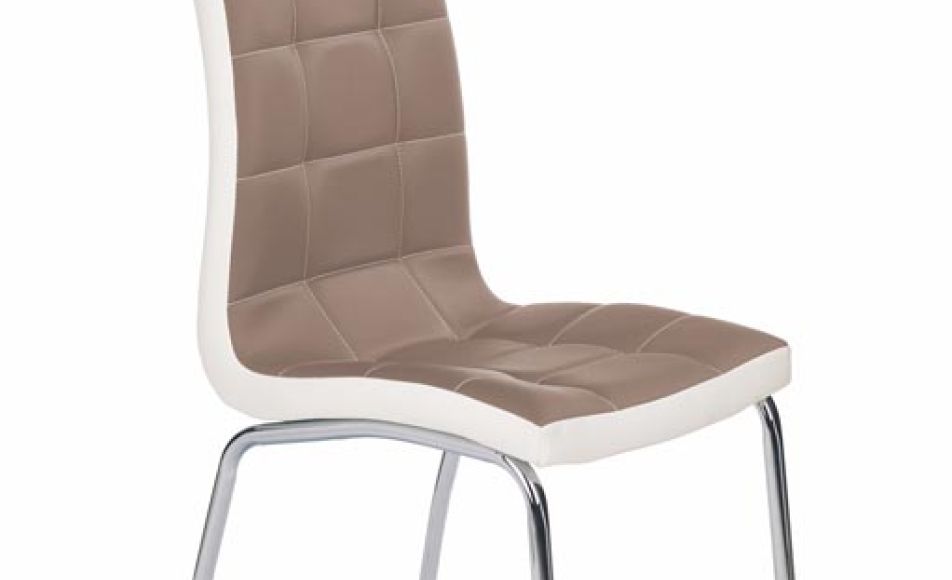 Krzesło SALVADOR cappuccino - biały (1p=4szt)
