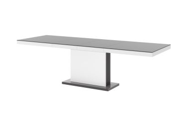 Stół rozkładany MODICA - Szary / Biały